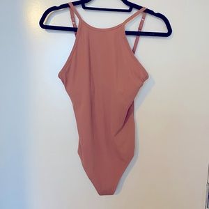 Girlfriend Collective Marlow High Neck Bodysuit - M